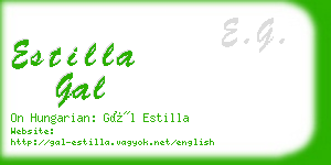 estilla gal business card